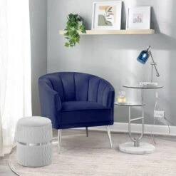 Laila Ali Avani Blue Velvet Accent Chair 19 Laila Ali Avani Blue Velvet Accent Chair -Furniture Series Store laila ali avani blue velvet accent chair 8