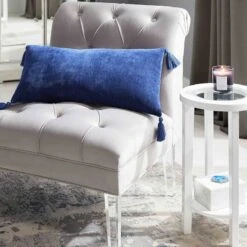 Laila Ali Grey Tufted Accent Chair With Clear Acrylic Legs 13 Laila Ali Grey Tufted Accent Chair With Clear Acrylic Legs -Furniture Series Store laila ali grey tufted accent chair with clear acrylic legs 5
