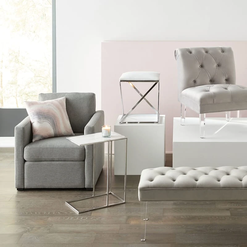 Laila Ali Harlowe Modern Track Armchair 6 Laila Ali Harlowe Modern Track Armchair - Image 4