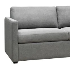 Laila Ali Harlowe Track Arm Sofa Grey -Furniture Series Store laila ali harlowe track arm sofa grey 3