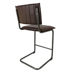 Luka Faux Leather Counter Stool, Dark Brown 10 Luka Faux Leather Counter Stool, Dark Brown -Furniture Series Store luka faux leather counter stool dark brown 3