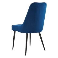 Mereen Indigo Velvet Dining Chair -Furniture Series Store mereen indigo velvet dining chair 2
