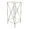 Metal Plant Stand With Wood Top Grey, Medium -Furniture Series Store metal plant stand with wood top grey medium