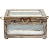 Nantucket Weathered Wood Decorative Storage Trunk, Medium -Furniture Series Store nantucket weathered wood decorative storage trunk medium