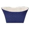 Non Woven Oval Bottom Basket With Liner, Navy Blue -Furniture Series Store non woven oval bottom basket with liner navy blue
