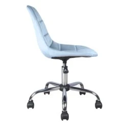 Olivia Office Chair, Blue Velvet -Furniture Series Store olivia office chair blue velvet 2