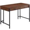 Parkview Metal & Wood Writing Desk With Storage, 48" -Furniture Series Store parkview metal wood writing desk with storage 48