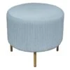 Piper Pleated Ottoman, Green -Furniture Series Store piper pleated ottoman green