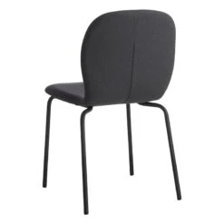 Preston Stackable Dining Chair, Charcoal -Furniture Series Store preston stackable dining chair charcoal 1
