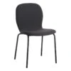 Preston Stackable Dining Chair, Charcoal 2 Preston Stackable Dining Chair, Charcoal -Furniture Series Store preston stackable dining chair charcoal