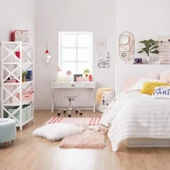 Providence Adelaide Bookshelf, White -Furniture Series Store providence adelaide bookshelf white 4