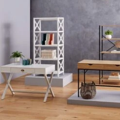 Providence Adelaide Desk, White 13 Providence Adelaide Desk, White -Furniture Series Store providence adelaide desk white 4