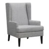 Providence Asher Greek Key Accent Chair, Grey -Furniture Series Store providence asher greek key accent chair grey