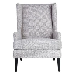 Providence Asher Greek Key Accent Chair, Grey -Furniture Series Store providence asher greek key accent chair grey 2