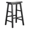 Providence Black Saddle Backless Barstool, 29" -Furniture Series Store providence black saddle backless barstool 29