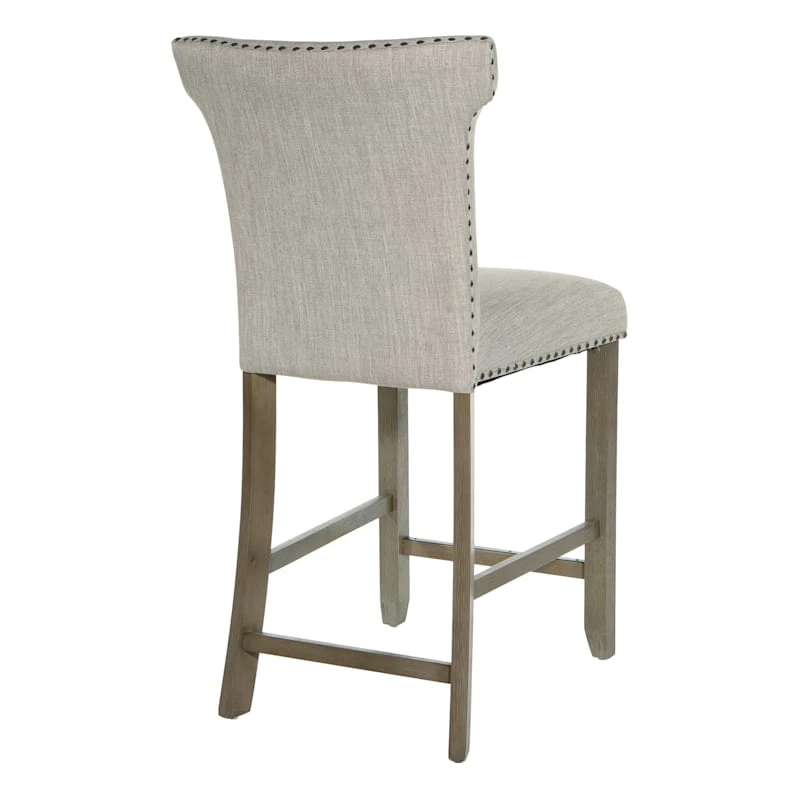 Providence Brittany Upholstered Counter Stool With Grommets 5 Providence Brittany Upholstered Counter Stool With Grommets - Image 3