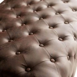 Providence Chesterfield Tufted Brown Faux Leather Ottoman 8 Providence Chesterfield Tufted Brown Faux Leather Ottoman -Furniture Series Store providence chesterfield tufted brown faux leather ottoman 2