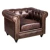 Providence Chesterfield Tufted Brown Faux Leather Rolled Armchair 1 Providence Chesterfield Tufted Brown Faux Leather Rolled Armchair -Furniture Series Store providence chesterfield tufted brown faux leather rolled armchair