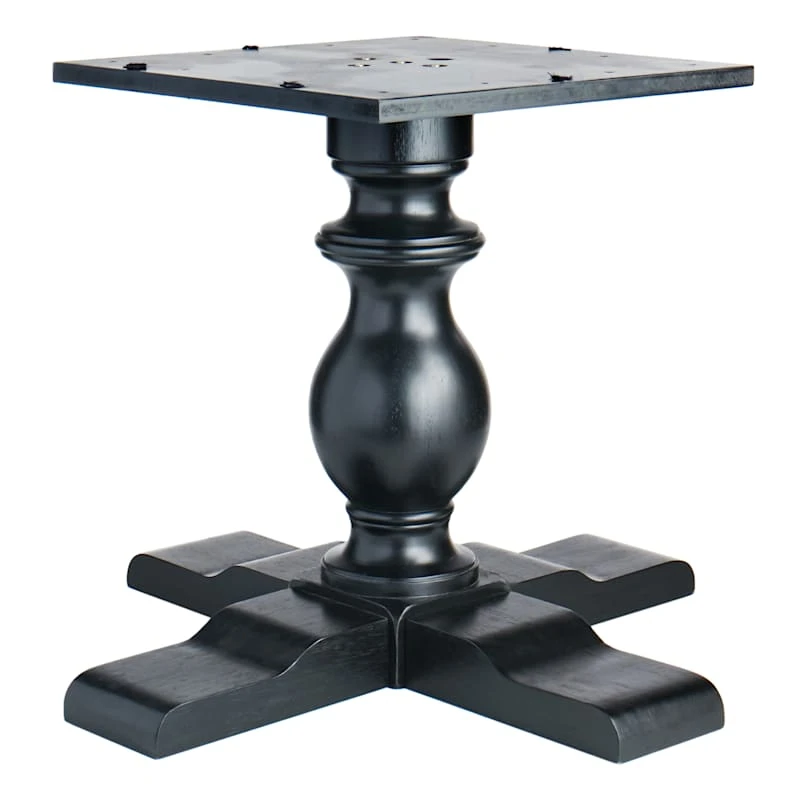 Providence Evening Mist Black Cylinder Table Pedestal, Top & Base Sold Separately 6 Providence Evening Mist Black Cylinder Table Pedestal, Top & Base Sold Separately - Image 4