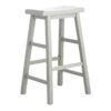Providence Grey Saddle Backless Barstool, 29" 1 Providence Grey Saddle Backless Barstool, 29" -Furniture Series Store providence grey saddle backless barstool 29