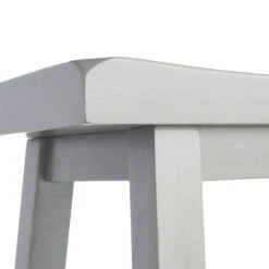 Providence Grey Saddle Backless Barstool, 29" -Furniture Series Store providence grey saddle backless barstool 29 4