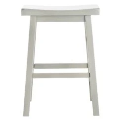 Providence Grey Saddle Backless Counter Stool, 24" -Furniture Series Store providence grey saddle backless counter stool 24 1