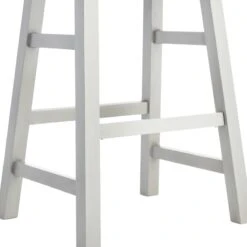 Providence Grey Saddle Backless Counter Stool, 24" -Furniture Series Store providence grey saddle backless counter stool 24 3