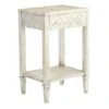 Providence Kate 1-Drawer 1-Shelf Parquet Wood Side Table 1 Providence Kate 1-Drawer 1-Shelf Parquet Wood Side Table -Furniture Series Store providence kate 1 drawer 1 shelf parquet wood side table