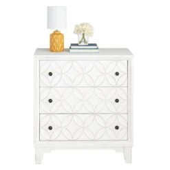 Providence Lorie White 3-Drawer Cabinet -Furniture Series Store providence lorie white 3 drawer cabinet 4