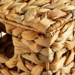 Providence Melia Flower Weave Lidded Storage Trunk, Small -Furniture Series Store providence melia flower weave lidded storage trunk small 2