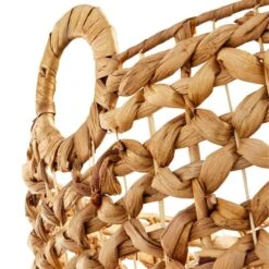 Providence Melia Round Flower Weave Storage Basket With Handles, Large 7 Providence Melia Round Flower Weave Storage Basket With Handles, Large -Furniture Series Store providence melia round flower weave storage basket with handles large 2