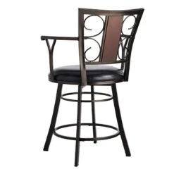 Providence Naomi Counter Stool, Brown -Furniture Series Store providence naomi counter stool brown 1