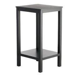 Providence Pratt Black Square Accent Table, 25" -Furniture Series Store providence pratt black square accent table 25 2