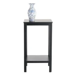 Providence Pratt Black Square Accent Table, 25" -Furniture Series Store providence pratt black square accent table 25 4