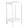 Providence Pratt White Square Accent Table, 25" 1 Providence Pratt White Square Accent Table, 25" -Furniture Series Store providence pratt white square accent table 25