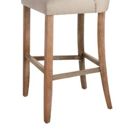 Providence Ring Back Barstool, Linen -Furniture Series Store providence ring back barstool linen 4