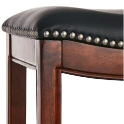 Providence Rylan Backless Barstool, Walnut -Furniture Series Store providence rylan backless barstool walnut 2