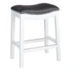 Providence Rylan Backless Counter Stool, White -Furniture Series Store providence rylan backless counter stool white