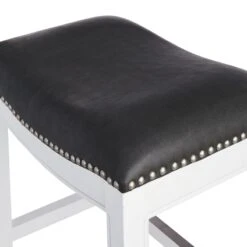 Providence Rylan Backless Counter Stool, White -Furniture Series Store providence rylan backless counter stool white 2