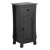 Providence Theodore Black 1-Drawer Cabinet End Table, 29" -Furniture Series Store providence theodore black 1 drawer cabinet end table 29