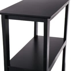 Providence Theodore Black 3-Tier Thick Leg Bookshelf, 29" -Furniture Series Store providence theodore black 3 tier thick leg bookshelf 29 2