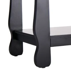 Providence Theodore Black 3-Tier Thick Leg Bookshelf, 29" -Furniture Series Store providence theodore black 3 tier thick leg bookshelf 29 3