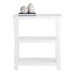 Furniture Series Store -Furniture Series Store providence theodore white 3 tier thick leg bookshelf 29 1