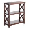 Providence Xavier 3-Tier Brown Bookshelf, 29" 2 Providence Xavier 3-Tier Brown Bookshelf, 29" -Furniture Series Store providence xavier 3 tier brown bookshelf 29
