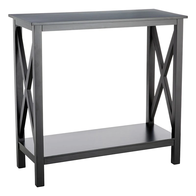 Providence Xavier Black Console Table, 30" 3 Providence Xavier Black Console Table, 30"