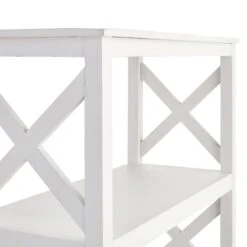 Providence Xavier White 3-Tier Bookshelf, 29" -Furniture Series Store providence xavier white 3 tier bookshelf 29 3