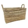 RECT BANANA BASKET W/STRIPE L -Furniture Series Store rect banana basket w stripe l
