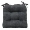 Reese Chenille Grey Chair Pad -Furniture Series Store reese chenille grey chair pad
