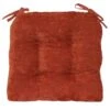 Reese Chenille Rust Chair Pad -Furniture Series Store reese chenille rust chair pad