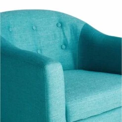 Rockwell Accent Chair & Ottoman Set, Teal 13 Rockwell Accent Chair & Ottoman Set, Teal -Furniture Series Store rockwell accent chair ottoman set teal 4